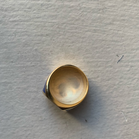 LOUIS VUITTON 24k Plated Gold Ring - Picture 3 of 5